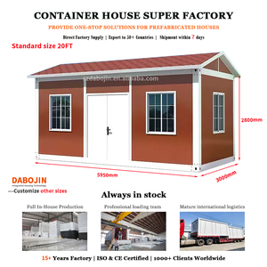 Maisons préfabriquées abordables de 20 pieds en forme de A, <span class=keywords><strong>maison</strong></span>-conteneur avec chambre pour usage extérieur ou bureau - Product Image 2