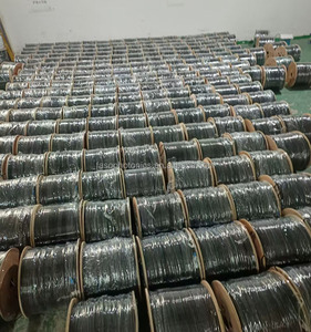 Cable de Fibra Óptica FTTH de 1 Núcleo para Interiores/Exteriores, G657A, 1550nm, Cables de Comunicación de Fibra Óptica, FRP, KFRP, Alambre de Acero - Product Image 2