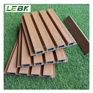Paneles WPC con Certificación CE, Revestimiento de Pared Exterior Impermeable, Tablas de Madera de 24 mm para Cercas Decorativas de Hoteles y Jardines, Diseño Gráfico - Product Image 3