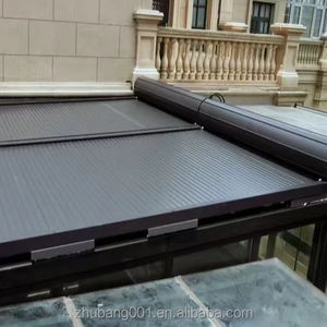 Hiệu quả nhiệt cao cách nhiệt lợp ngói nhẹ nhôm hoạt động bằng tay với khung trắng PVC buồm vật liệu - Product Image 6