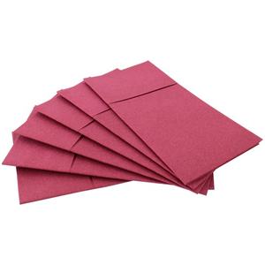 Vaisselle jetable Santian Paper Burgundy Airlaid, serviette imprimée avec fourchette et couteau pour Noël, pour hôtels et restaurants 5 à 7 étoiles - Product Image 1