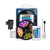 Bandes lumineuses intelligentes pour la décoration de la maison 12V, LED multicolores 2835, 54 LED/m, télécommande, découpables, décoration de jardin en cuivre, largeur du circuit imprimé 8 mm