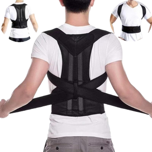 <span class=keywords><strong>Corrector</strong></span> <span class=keywords><strong>de</strong></span> Postura Transpirable Profesional para Hombres y Mujeres, Soporte Lumbar, Alivio del Dolor <span class=keywords><strong>de</strong></span> Hombro, para Actividades al Aire Libre - Product Image 1
