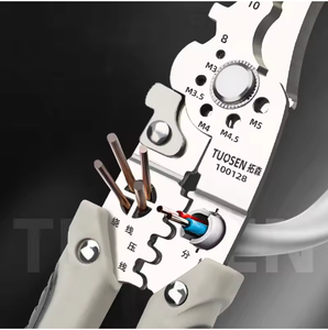 Pince à dénuder automatique multifonctionnelle en acier inoxydable, anti-ESD, pour connecteurs de câbles, avec poignée souple - Product Image 6