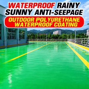 Peinture pour sols sportifs en polyuréthane résistant aux UV pour terrains de basketball et de pickleball en extérieur, revêtement en silicone PU - Product Image 1