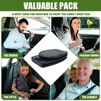 Clips de réglage de ceinture de sécurité de voiture en ABS, réutilisables, légers, écologiques, portables, pratiques pour les femmes enceintes, les enfants et les conducteurs de petite taille, pour un confort optimal