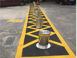 자동 게이트 주차 시스템을 위한 스테인레스 스틸 보안 도로 차단기 유압 상승 볼라드 개폐식 볼라드 - Product Image 6