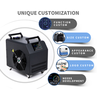 Enfriador de agua para inmersión fría de 1hp con control WiFi, compresor, bomba, panel táctil y asa