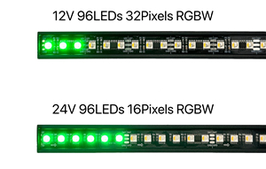 Barre lumineuse linéaire à pixels rigides LED RGBW étanche IP68 96 LED UCS2904 pour extérieur, éclairage de scène LED pour spectacle en direct - Product Image 3