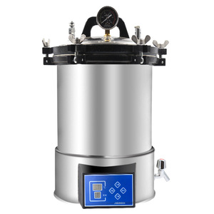 JIBIMED High Pressure Steam Sterilizer 18L 24L 30L Stainless Steel Digital Control Laboratory Use - Product Image 1