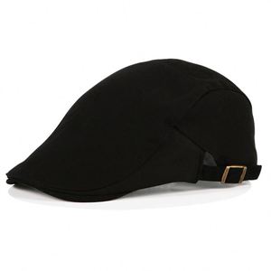BESTELLA Men's New Casual Berets <b>Cap</b> Fashion Cotton Golf Driving Sun <b>Flat</b> <b>Cap</b> Winter Applicable Outdoor Adults Peaked Berets Hat - Product Image 4