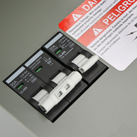 Panneau de prise de courant RV répertorié ETL NEMA 14-50R + 5-20R Prise GFCI Portable 20 & 50A Disjoncteur 3R Boîtier pour caravane