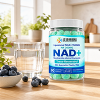 Complément alimentaire personnalisé OEM ODM sous marque privée Liposomal 1500MG NR 300MG Gummies liquides revêtus de gel – Évaluation de la documentation NAD