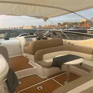 2000 <span class=keywords><strong>Cranchi</strong></span> 39 Endurance plate-forme de bain Cockpit Pad bateau EVA teck pont tapis de sol SeaDek MarineMat Gatorstep Style auto-adhésif - Product Image 4