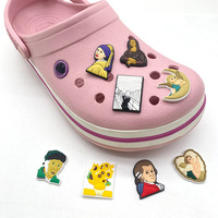 HY 8 pièces Breloques uniques 'Images du Monde' pour chaussures, sandales, boutons, pendentifs, épingles originales pour chaussures et sabots, cadeaux pour amis