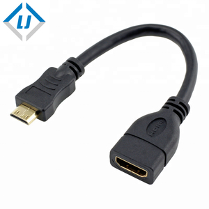 MINI <span class=keywords><strong>HDMI</strong></span> macho a <span class=keywords><strong>HDMI</strong></span> HEMBRA 0,2 m 4K60HZ <span class=keywords><strong>HDMI</strong></span> Stub <span class=keywords><strong>Placa</strong></span> frontal Montaje en Panel <span class=keywords><strong>de</strong></span> <span class=keywords><strong>pared</strong></span> Cable Hembra - Product Image 2