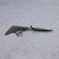 Cache-chaîne en carbone sec 3K pour moto Kawasaki ZX-10R 2021-2025, protection arrière légère pour l'axe de la chaîne, ajustement OEM, anti-éclaboussures, pré-percé