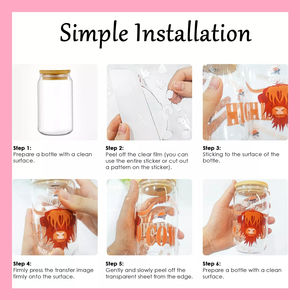 Más de 90000 Estilos de Adhesivos Decorativos para Vasos de 16 oz, Diseño de Terror de Halloween, 3D UV DTF, Nuevos y Más Vendidos - Product Image 6