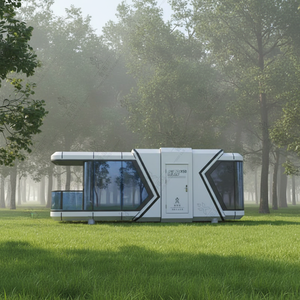 Maisons préfabriquées en conteneurs, <span class=keywords><strong>concept</strong></span> de mini-maison 5 chambres, 3 unités, villa moderne préfabriqué<span class=keywords><strong>e</strong></span>, abri pour voiture, atelier - Product Image 5