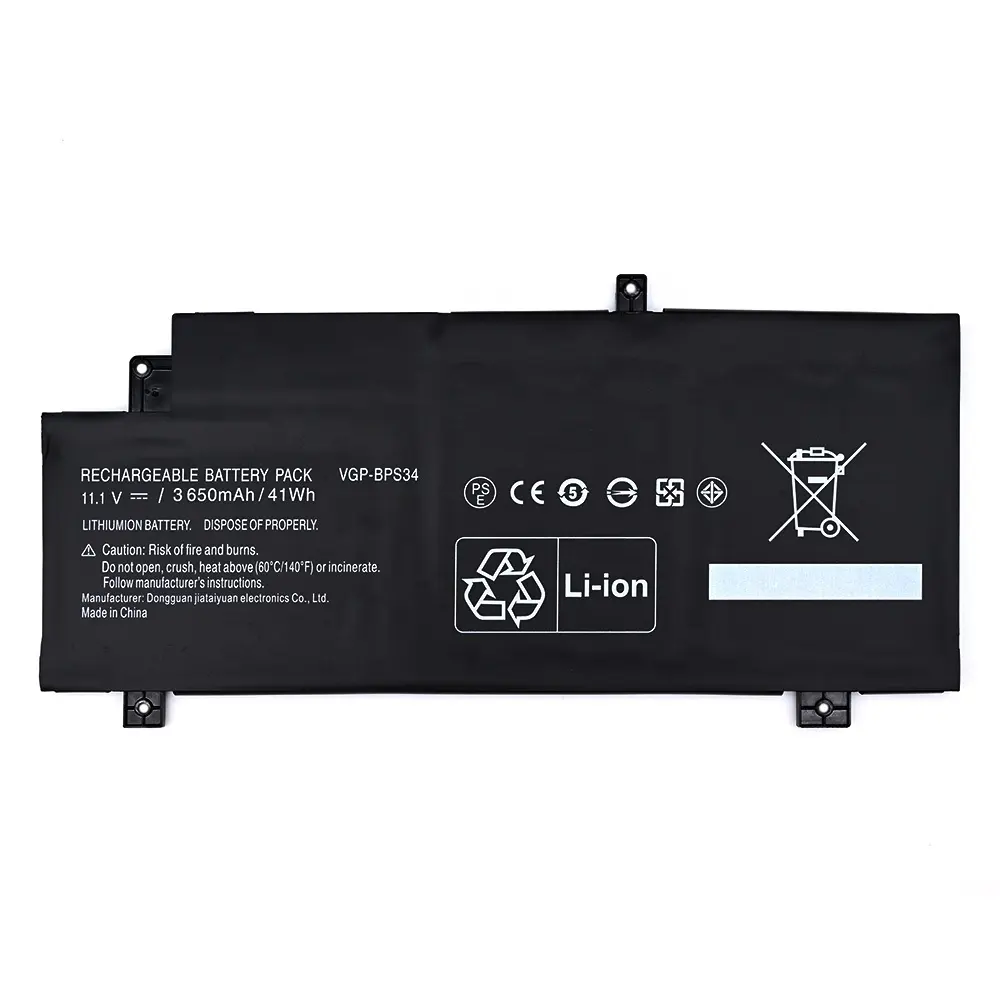 11.1V 3650mAh लैपटॉप बैटरी BPS34 VGP-BPS34 के लिए सोनी VAIO फिट 15 VAIO फिट 14 SVF14A SVF15A टच श्रृंखला लैपटॉप