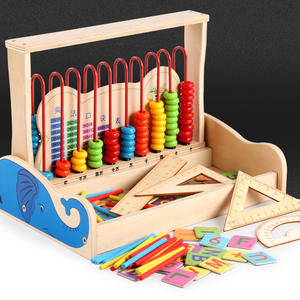 Abacus en bois de haute qualité Bear-Sd, cadre de calcul créatif, aides pédagogiques d'arithmétique pour l'école primaire, jouets éducatifs pour bébés - Product Image 3