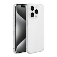 Coque de téléphone transparente pour iPhone pour 15 Plus matériau PC dur cristal antichoc mince pour iPhone pour 15 Pro Max étui clair