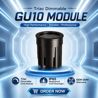 Module LED GU10 LHWYLED moderne, dimmable par Triac, étanche IP65, 7W 220V, en aluminium moulé sous pression, garantie 3-5 ans, anti-éblouissement