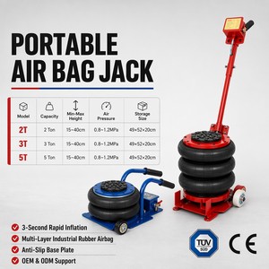 Cric pneumatique gonflable 5 tonnes pour levage de voiture - Product Image 5