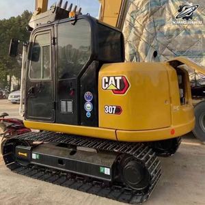 Mini-excavatrice sur chenilles CAT307 d'occasion, 7 tonnes, godet de 0,33 m³, marque japonaise d'origine, petite excavatrice de chantier, faible nombre d'heures, bon état - Product Image 3