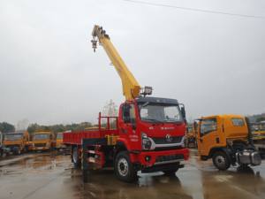 Camion <span class=keywords><strong>grue</strong></span> lourd Dongfeng 4x2 avec flèche de chargement pour le levage et le transport industriels - Product Image 6