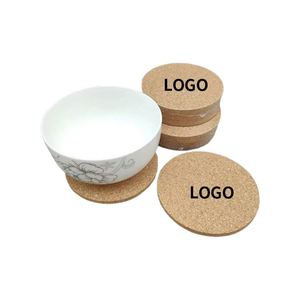 Square Round <b>Cork</b> <b>Coasters</b> Wholesale Custom Heat-resistant Non-slip Table Mat - Product Image 3