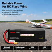 Paket Baterai Drone OEM High Density High Capacity Semi-solid State 8000mah 4S 15.2V Tegangan Tinggi untuk Pesawat UAS UAV VTOL Drone