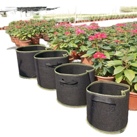 Pot de culture en tissu de haute qualité de 2 gallons, pour l'intérieur et l'extérieur, sac de culture hydroponique, pot de jardin pour la plantation de légumes et de fleurs