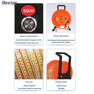 <span class=keywords><strong>Capteur</strong></span> de niveau d'eau portable BL101X 10m 30m 100m 200m 500m Règle en acier Niveau d'eau pour eau souterraine Puits - Product Image 3