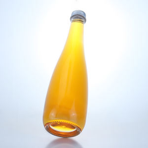 Bouteille en verre transparent de 750 ml pour boissons, col long, pour jus, kombucha, <span class=keywords><strong>cidre</strong></span>, avec <span class=keywords><strong>bouchon</strong></span> à vis – Vente en gros usine - Product Image 4