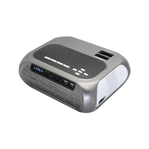 2021 actualizado iluminación Led alto brillo 5000 lúmenes 720P Multimedia LCD de cine en casa Mini Proyector T7 para venta - Product Image 3