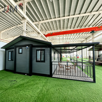 Bâtiment de bureau en conteneur maritime extensible de 20 pieds, maison préfabriquée avec 2 chambres, design moderne, certifié ISO9001 et CE
