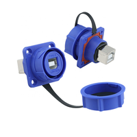 Adaptateur à bride plate M21 TYPE-B 2.0, connecteur femelle compatible avec les imprimantes/scanners/équipements de contrôle industriel intelligents Lshitech