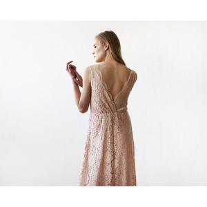 Abito senza maniche color blush # 1150 - Product Image 4