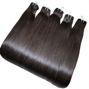 ผมต่อเวียดนามแท้แบบ Bone Remy  ถักด้วยเครื่องจักร  แบบ Double Weft  ปลายผมแบบ Double Drawn  มีทุกสี เหมาะสำหรับการต่อผม - Product Image 1