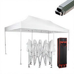 Tenda Mega esagonale 48mm in alluminio Popup 10x10 e 10x20 tenda a baldacchino pieghevole all'aperto tenda fiera - Product Image 1