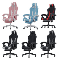 Chaise de jeu ergonomique en cuir, fauteuil confortable avec repose-pieds, offre spéciale, provenant de malaisie, vente en gros