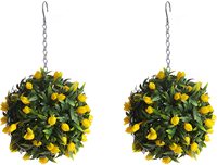 Künstliche Grünpflanzen Wohnzimmer Deckendekoration Hochzeit Plastik Hängende Topiary-Kugel Innenraum Künstliche Blume