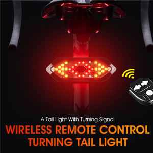 Nouveau clignotant de vélo à télécommande, <span class=keywords><strong>indicateur</strong></span> de <span class=keywords><strong>direction</strong></span> de vélo, feu arrière LED pour VTT, rechargeable par USB, feu arrière de vélo avec klaxon - Product Image 6