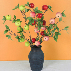Branches de fruits de grenade simulées, décorations artificielles pour la maison, accessoires de mariage, ornement de fleurs en soie de 10cm-30cm - Product Image 4