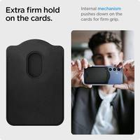 Dompet Magsafe Kulit PU Tahan Lama Magnet Hisap Kuat untuk Ponsel iOS Android Menampung 3 Kartu dengan Aman Kartu Bisnis Pemblokir RFID