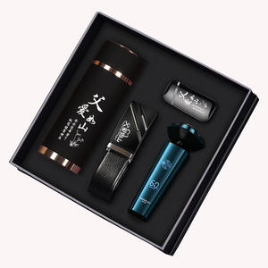 Father's Day Gift Set <b>Electric</b> <b>Shaver</b> Rechargeable Metal Body IPX7 Waterproof Triple Blade 1-3H Recharge for Men Birthday - Product Image 1