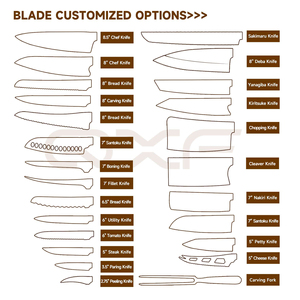 Coltello da Cucina Tedesco in Acciaio Inossidabile <span class=keywords><strong>per</strong></span> Tagliare Ossa e Filettare <span class=keywords><strong>Pesce</strong></span>, 7 Pollici, OEM ODM - Product Image 5
