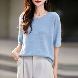 Suéter de punto encantador de invierno para mujer, suéter de Cachemira de longitud media a la moda 2025 para mujer para invierno - Product Image 2