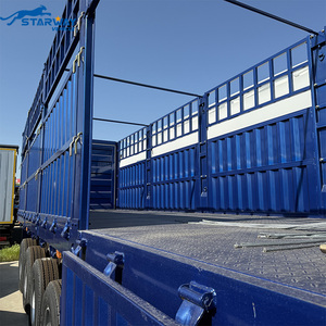 Semirremolque de Carga <span class=keywords><strong>Agrícola</strong></span> de Alta Calidad a Precio de Fábrica, 4 Ejes, Capacidad de Carga de 60 a 80 Toneladas, con Barandas - Product Image 5